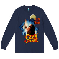 Navy bark at the moon Long Sleeve Tee - artisFamous