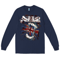 Navy asking alexandria flag Long Sleeve Tee - artisFamous