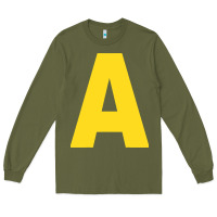 Army Green letter a chipmunk christmas Long Sleeve Tee - artisFamous