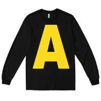 Black letter a chipmunk christmas Long Sleeve Tee - artisFamous