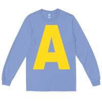 Colony Blue letter a chipmunk christmas Long Sleeve Tee - artisFamous