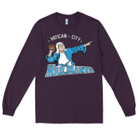 Plum vatican city hailmarys Long Sleeve Tee - artisFamous