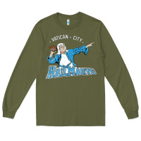 Army Green vatican city hailmarys Long Sleeve Tee - artisFamous