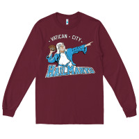 Burgundy vatican city hailmarys Long Sleeve Tee - artisFamous