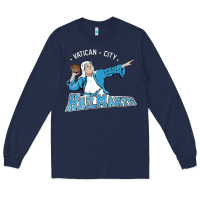 Navy vatican city hailmarys Long Sleeve Tee - artisFamous