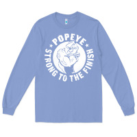 Colony Blue strong to the finish Long Sleeve Tee - artisFamous