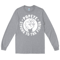 Heather Grey strong to the finish Long Sleeve Tee - artisFamous