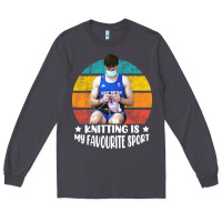 Smoke tom daley knitting is my favourite sport  3 Long Sleeve Tee - artisFamous