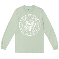 Matcha funny make america punk again vintage rock seal Long Sleeve Tee - artisFamous