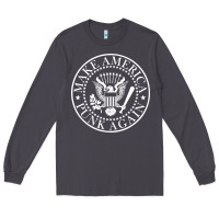 Smoke funny make america punk again vintage rock seal Long Sleeve Tee - artisFamous