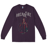 Plum arcade fire hand Long Sleeve Tee - artisFamous