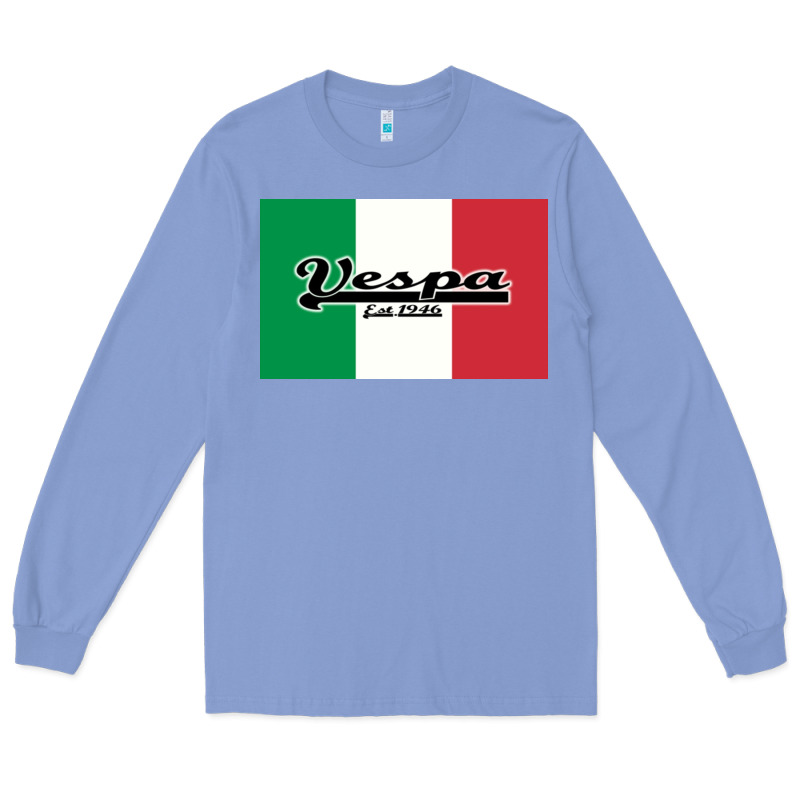 Vespa Motorcycle Long Sleeve Tee by artisFamous | Teevron