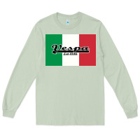 Matcha vespa motorcycle Long Sleeve Tee - artisFamous