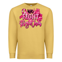 Antique Gold we fight together breast cancer Premium Sweatshirt - RanaPortraitStore