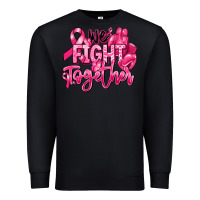Black we fight together breast cancer Premium Sweatshirt - RanaPortraitStore