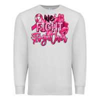 Dove Grey we fight together breast cancer Premium Sweatshirt - RanaPortraitStore
