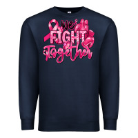 Navy we fight together breast cancer Premium Sweatshirt - RanaPortraitStore