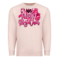 Pale Pink we fight together breast cancer Premium Sweatshirt - RanaPortraitStore