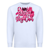 White we fight together breast cancer Premium Sweatshirt - RanaPortraitStore