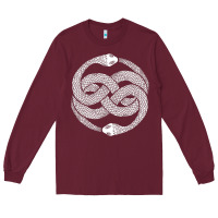 Burgundy auryn neverending story Long Sleeve Tee - artisFamous