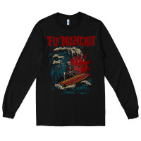 Black fu manchu Long Sleeve Tee - artisFamous