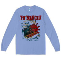 Colony Blue fu manchu Long Sleeve Tee - artisFamous