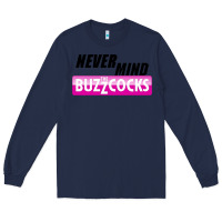 Navy Never Mind the Buzzcocks Long Sleeve Tee - artisFamous
