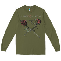 Army Green Circa Survive Long Sleeve Tee - artisFamous