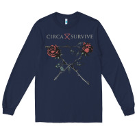 Navy Circa Survive Long Sleeve Tee - artisFamous
