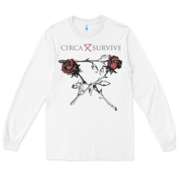 White Circa Survive Long Sleeve Tee - artisFamous