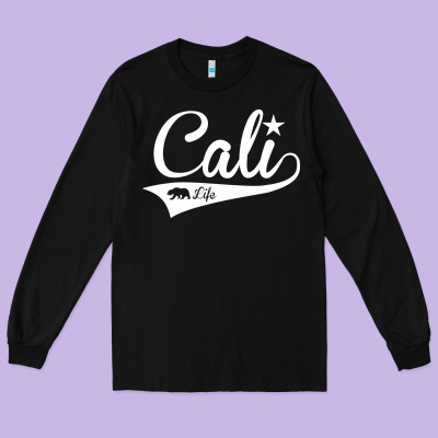 Camo Cali Long Sleeve Tee Designed By Artisfamous