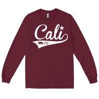 Burgundy camo cali Long Sleeve Tee - artisFamous