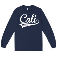Navy camo cali Long Sleeve Tee - artisFamous