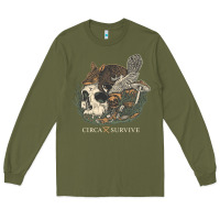 Army Green Circa Survive Long Sleeve Tee - artisFamous
