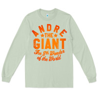 Matcha andre the giant 8th wonder of the world Long Sleeve Tee - artisFamous