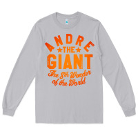 Moon Dust andre the giant 8th wonder of the world Long Sleeve Tee - artisFamous