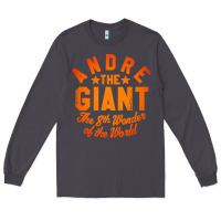 Smoke andre the giant 8th wonder of the world Long Sleeve Tee - artisFamous