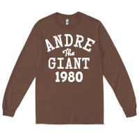 Chestnut andre the giant 1980 Long Sleeve Tee - artisFamous