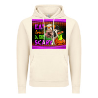 Vintage Artic eat drink and be scary cow Vintage Hoodie - LillyAllenDesigns