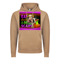 Vintage Coffee eat drink and be scary cow Vintage Hoodie - LillyAllenDesigns