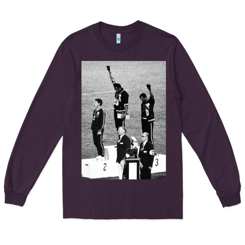 Black Power Black Fist 1968 Olympics Long Sleeve Tee by artisFamous | Teevron