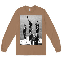 Toasted Coconut black power black fist 1968 olympics Long Sleeve Tee - artisFamous