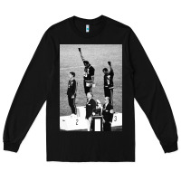 Black black power black fist 1968 olympics Long Sleeve Tee - artisFamous