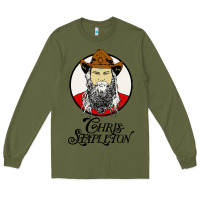 Army Green chris stapleton Long Sleeve Tee - artisFamous