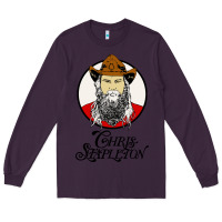 Plum chris stapleton Long Sleeve Tee - artisFamous