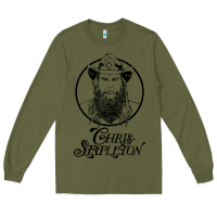 Army Green chris stapleton Long Sleeve Tee - artisFamous
