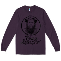 Plum chris stapleton Long Sleeve Tee - artisFamous