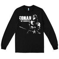 Black conan the barbarian vintage Long Sleeve Tee - artisFamous