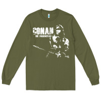 Army Green conan the barbarian vintage Long Sleeve Tee - artisFamous
