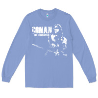 Colony Blue conan the barbarian vintage Long Sleeve Tee - artisFamous